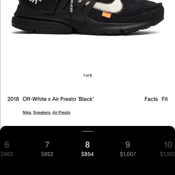 Nike Off-White Prestos - Picture 5 of 5